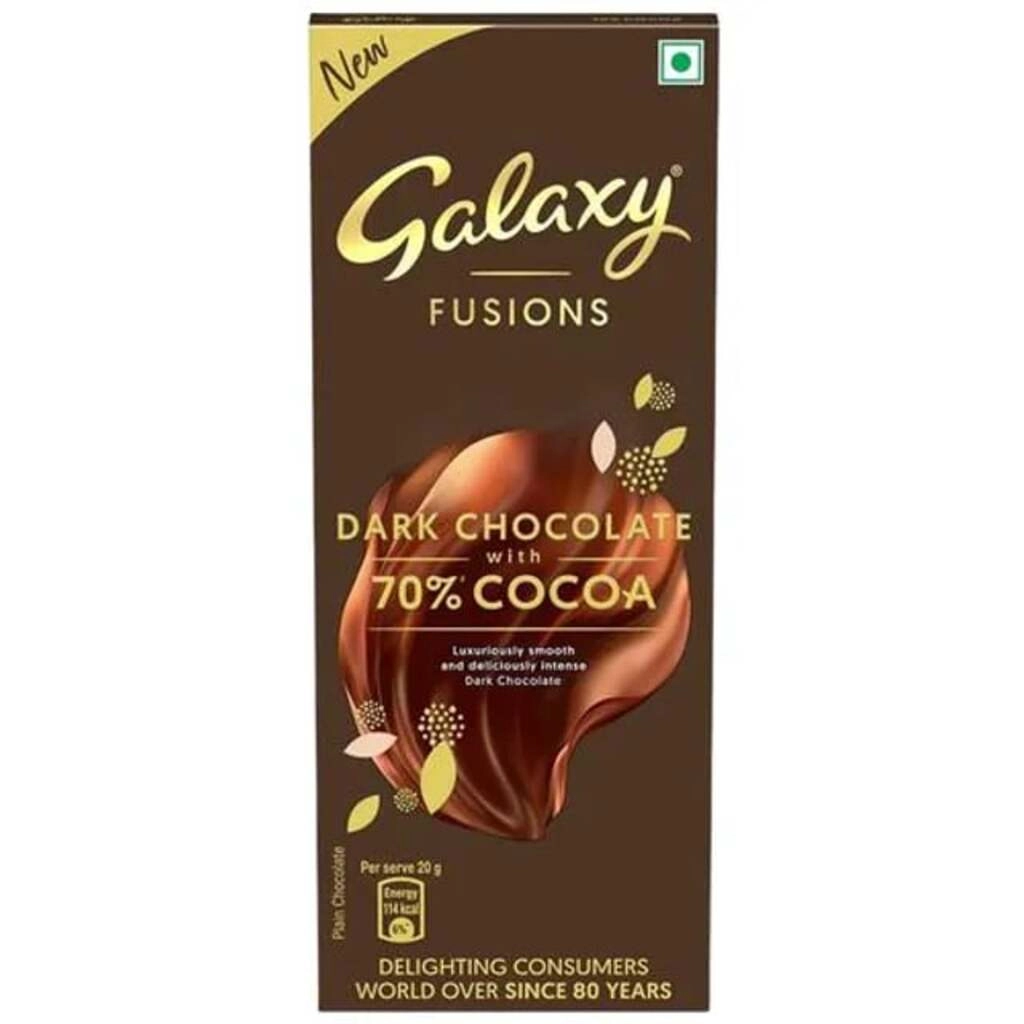GALAXY DARK CHOCOLATE 70% COCOA 56 GM.
