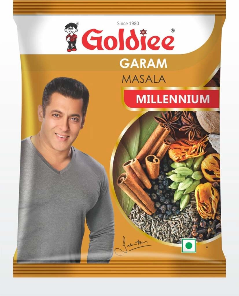 GOLDIEE GARAM MASALA  MILLENIUM  200GM.