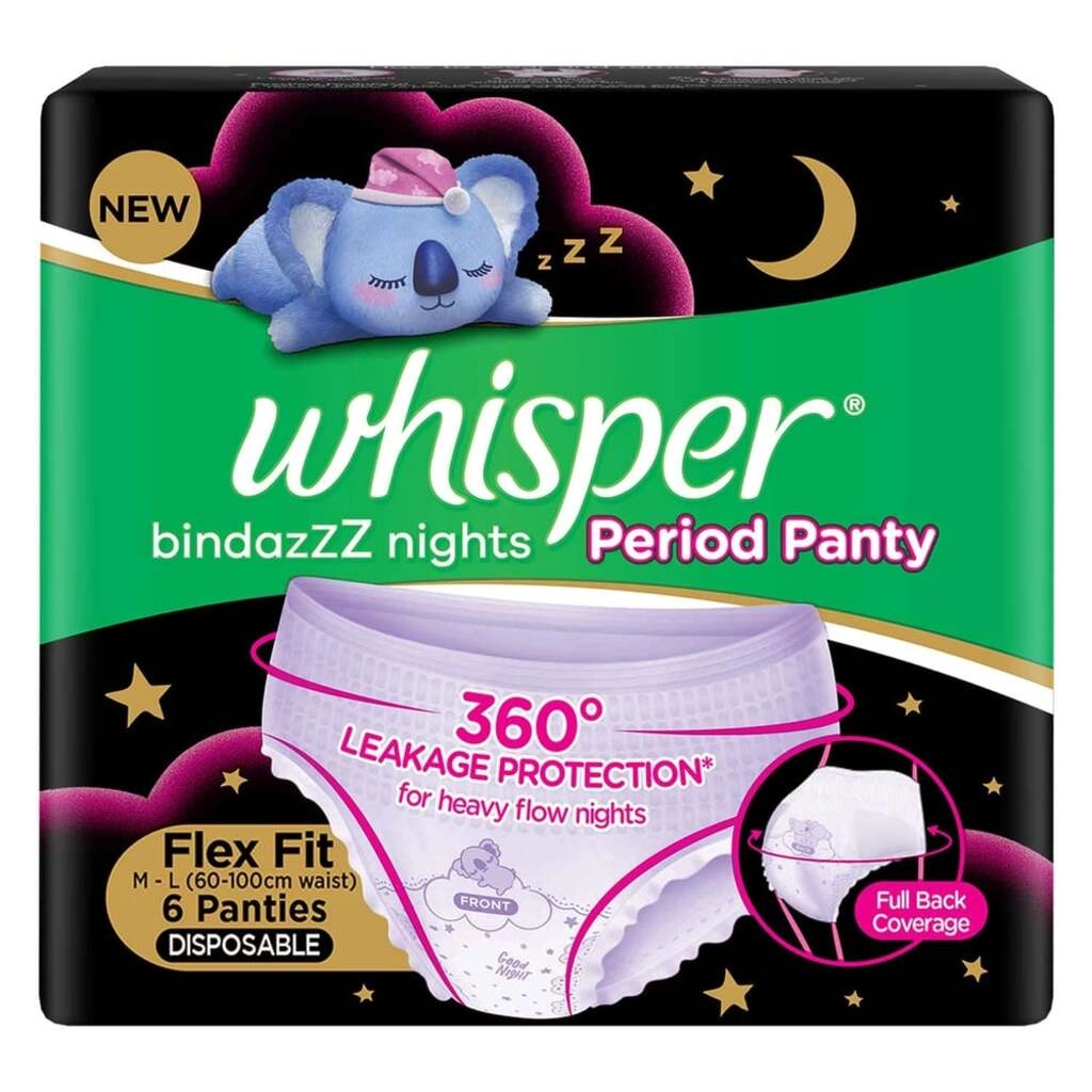 BINDAZZZ NIGHT PERIOD PANTY  6 PANTIES