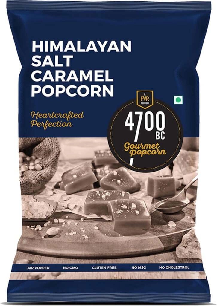 4700 BC HIMALAYAN SALT CARAMEL POPCORN 125GM.