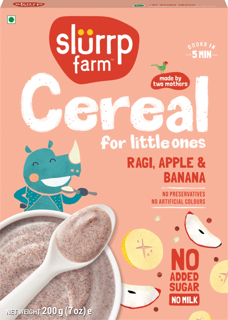 Farm Cereal Banana Ragi,rice & Wite