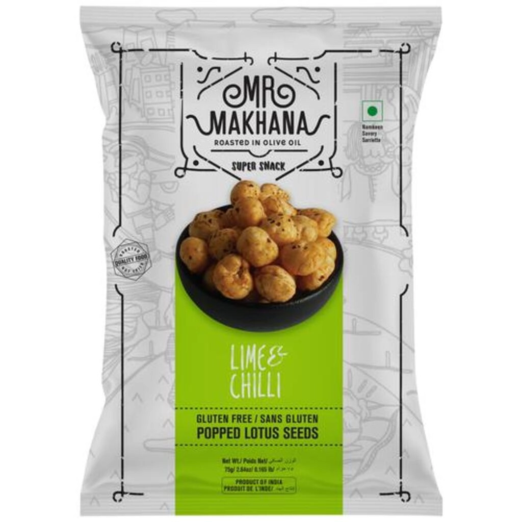 MAKHANA LIME & CHILLI 75 GM.