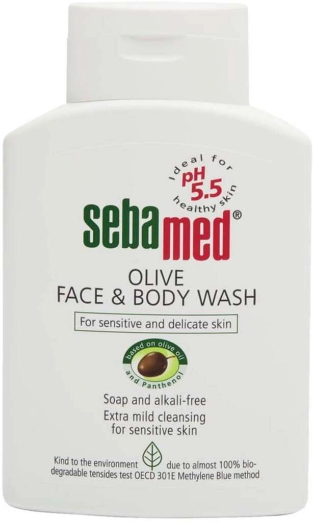 OLIVE FACE & BODY WASH 200 ML.