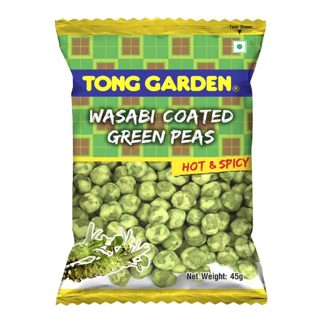WASABI COATED GREEN PEAS(HOT SPICY) 32GM
