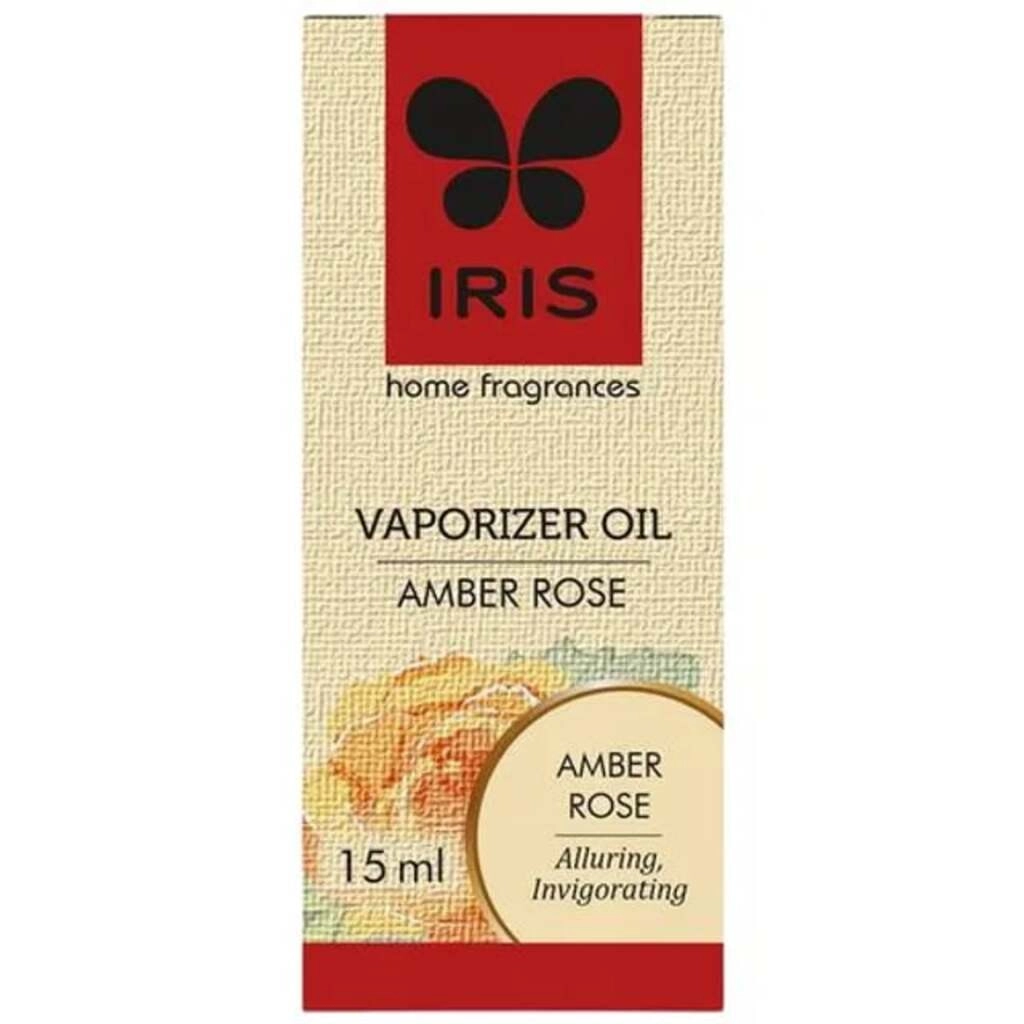 IRIS VAPORIZER OIL AMBER ROSE 15 ML.