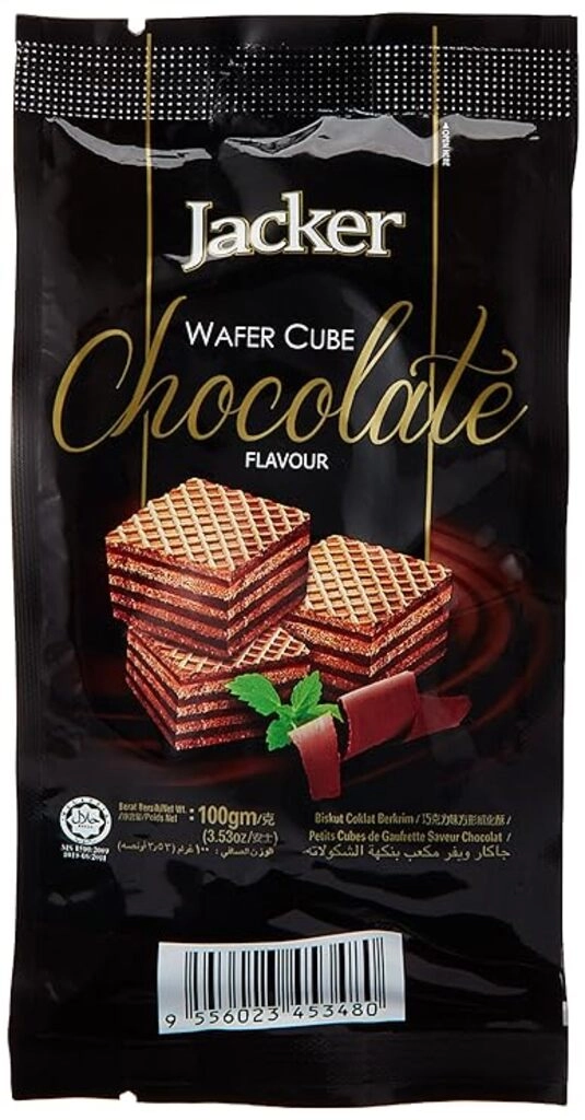 JACKER WAFFER TIRAMISU CUBE 6 PCS