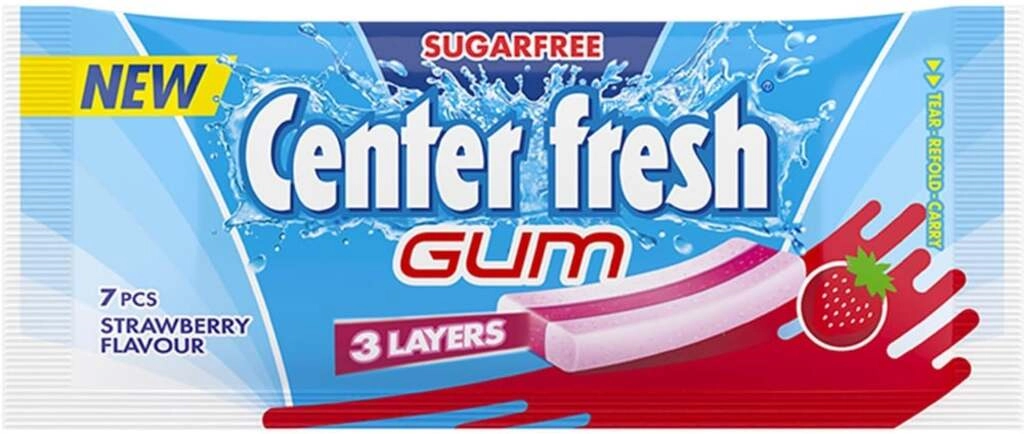 MINT 3 LAYERS STRAWBERRY MINT FLAVOUR