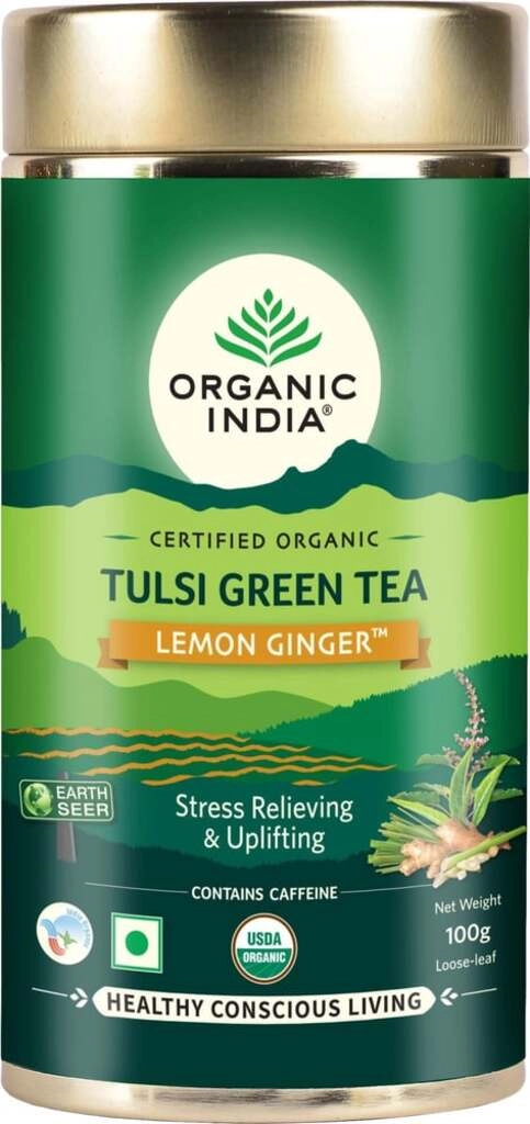 Tulsi Green Tea Lemon Ginger
