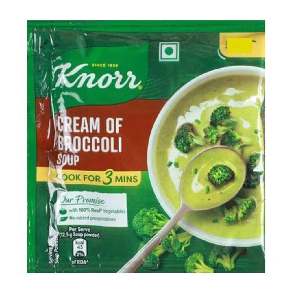 SOUP CREAM OF BROCCOLI 12.5 GM.