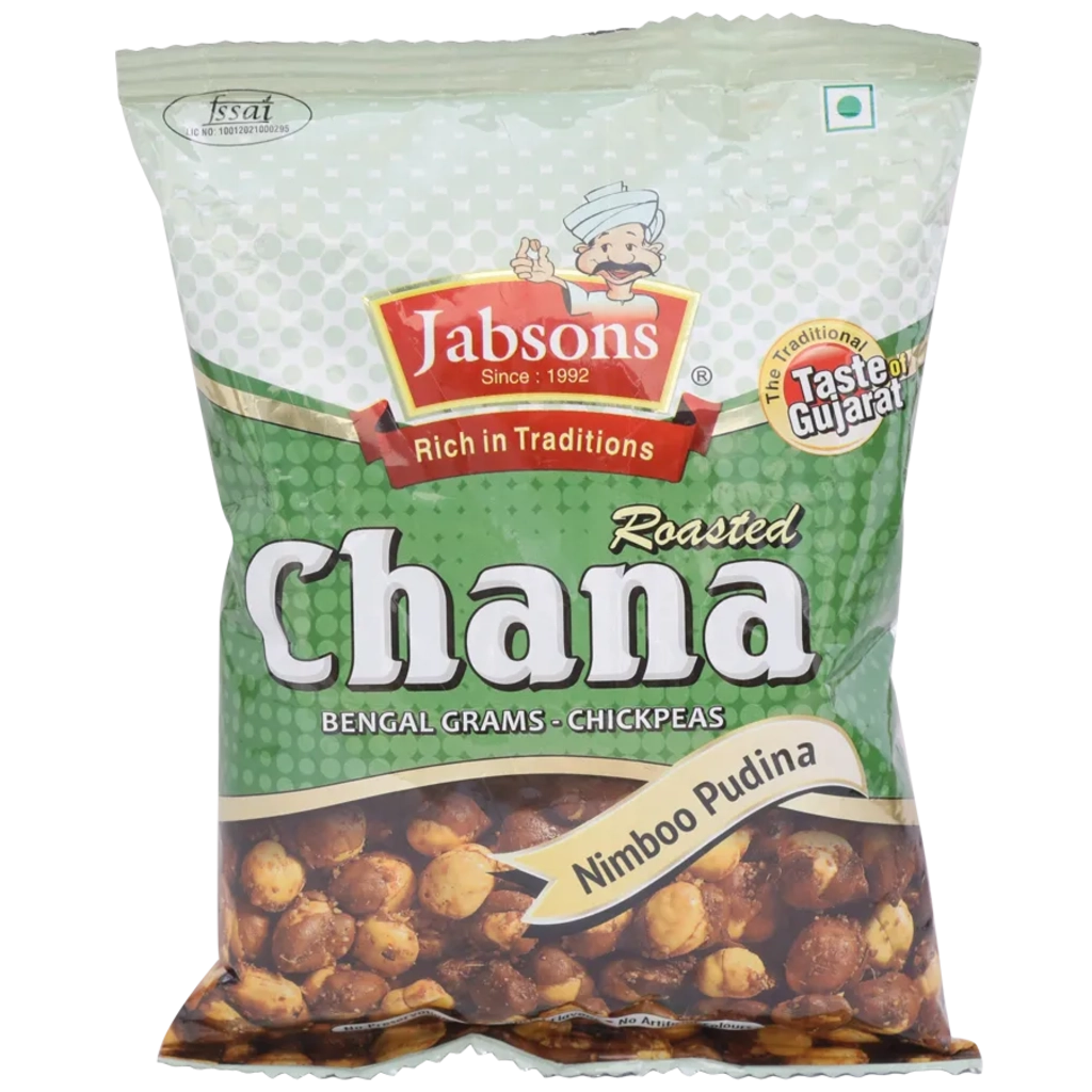 Roasted Chana Nimboo Pudina