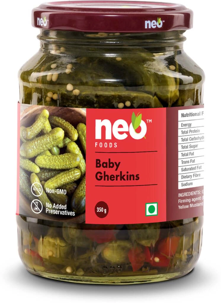NEO BABY GHERKINS 350GMS