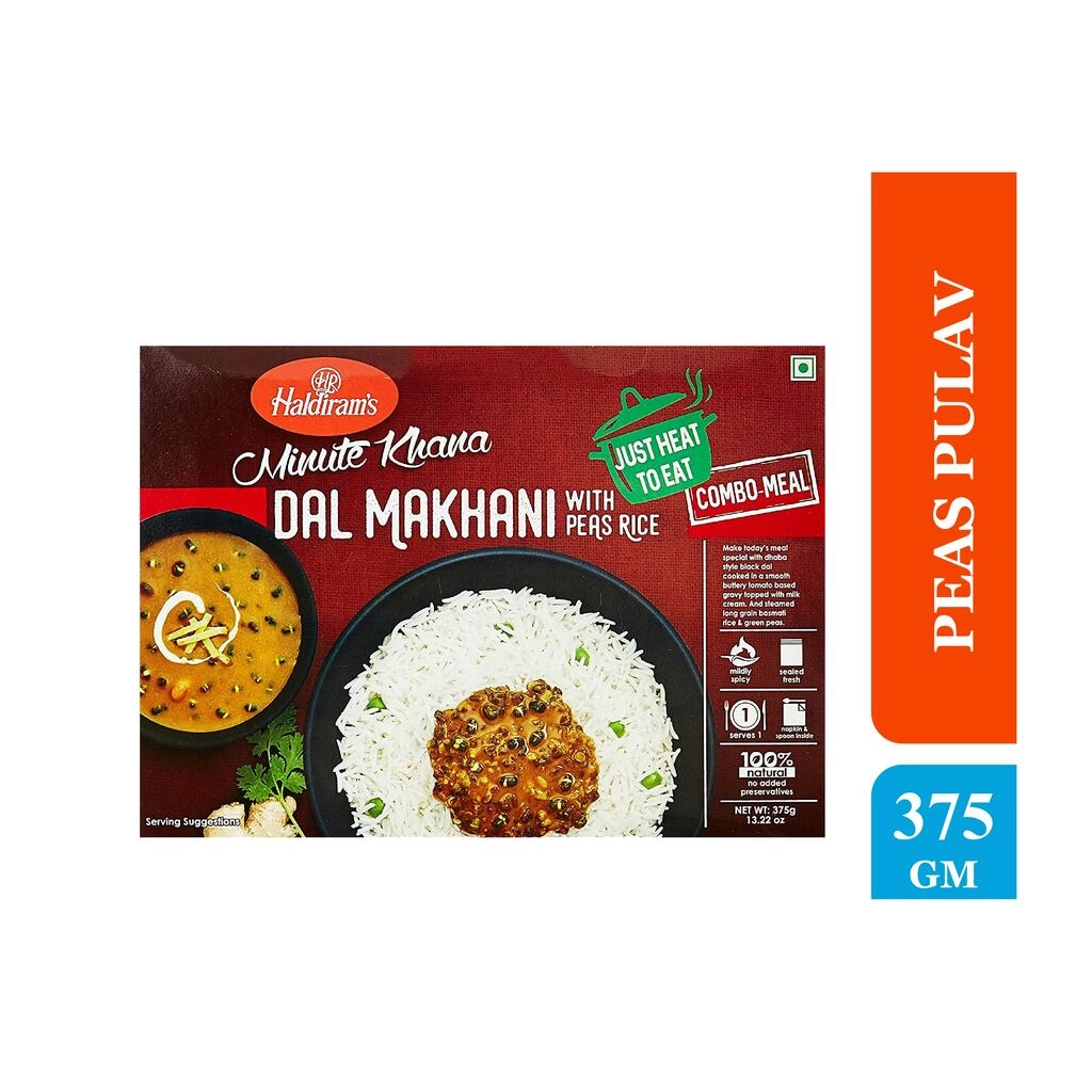 S RTE DAL MAKHNI PEAS PULAV 375 GM.