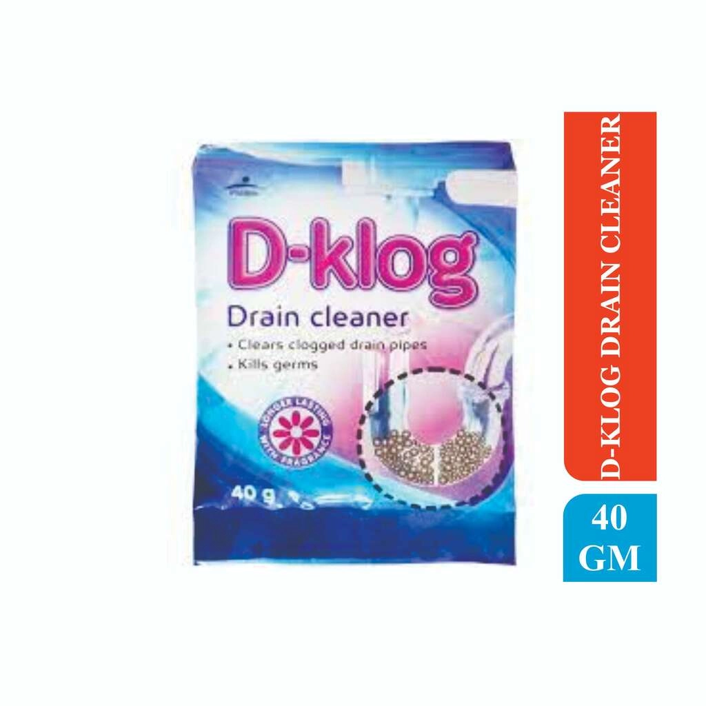 D-KLOG DRAIN CLEANER 40GM
