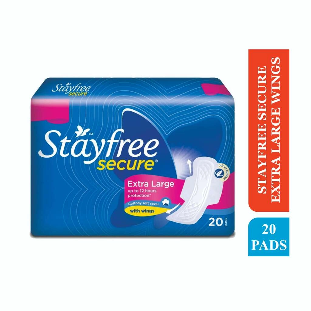 SECURE EXTRA LARGE WINGS 20 PADS