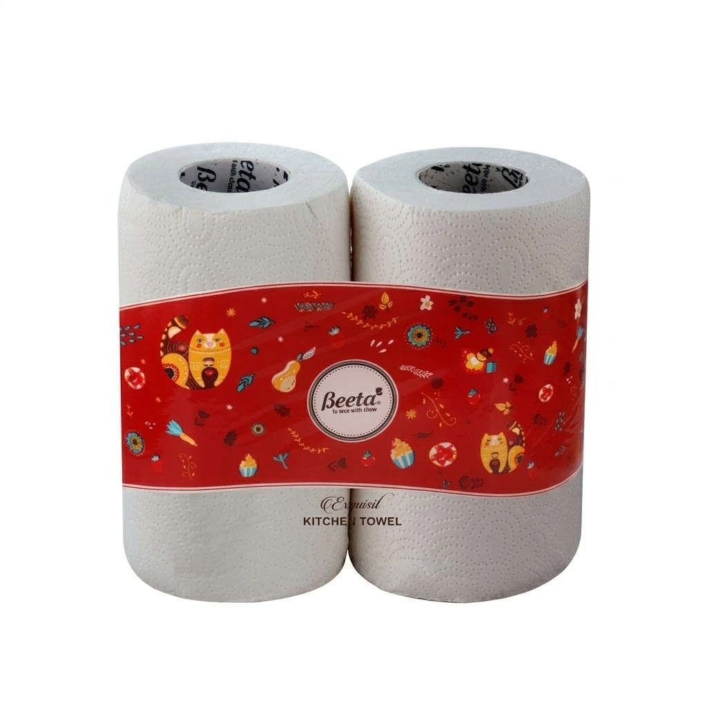 KITCHEN TOWEL 4 PLY 2 IN 1 1+1