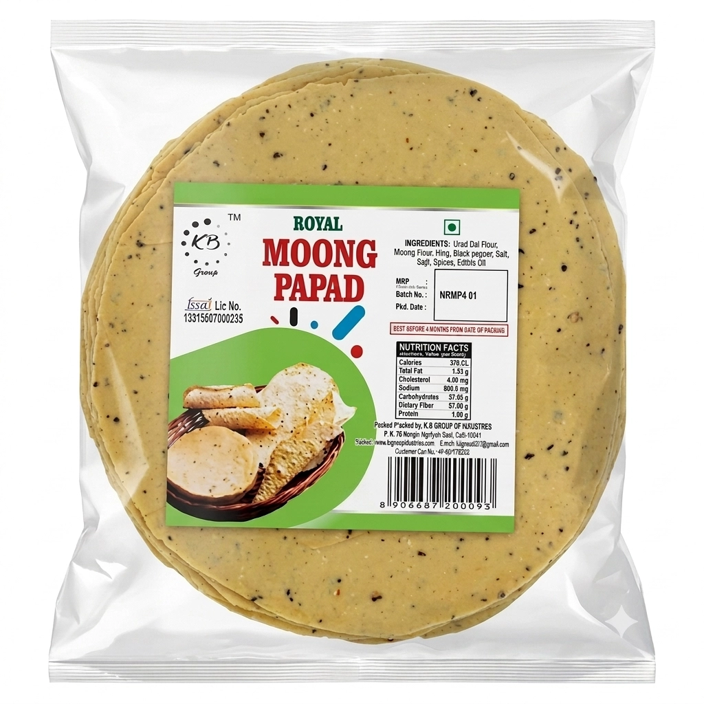 MOONG PAPAD 200GM 1+1