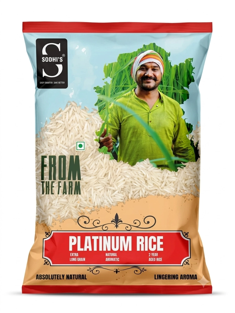 BASMATI RICE PREMIUM RS 140 1 KG(PLATINUM).