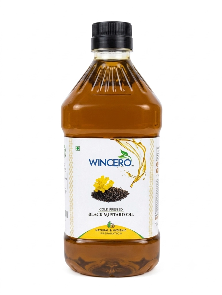 COLD PRESS BLACK MUSTARD OIL 1 LTR.