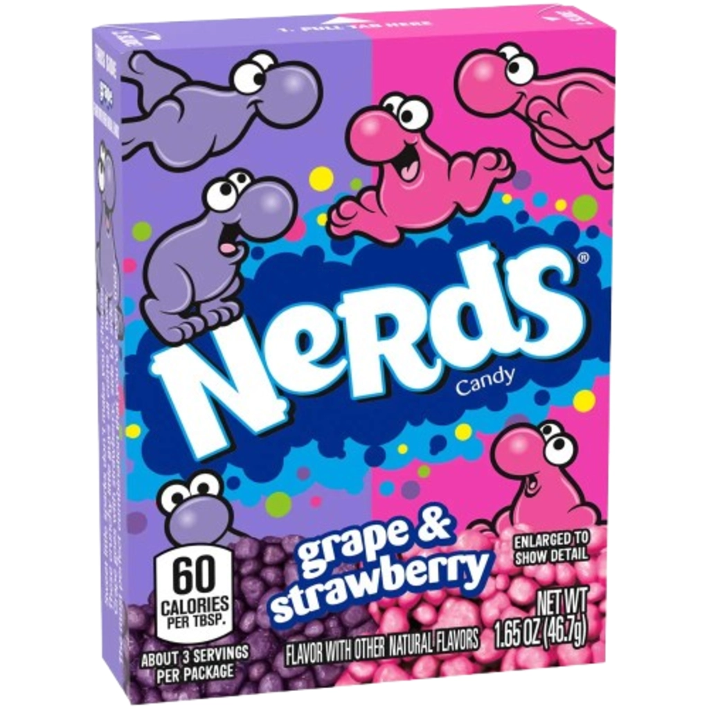 NERDS GARPE & STRAWBERRY 46 GM