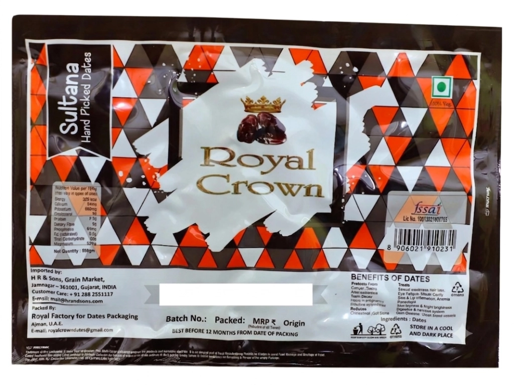ROYAL CROWN SULTANA 500 GM.