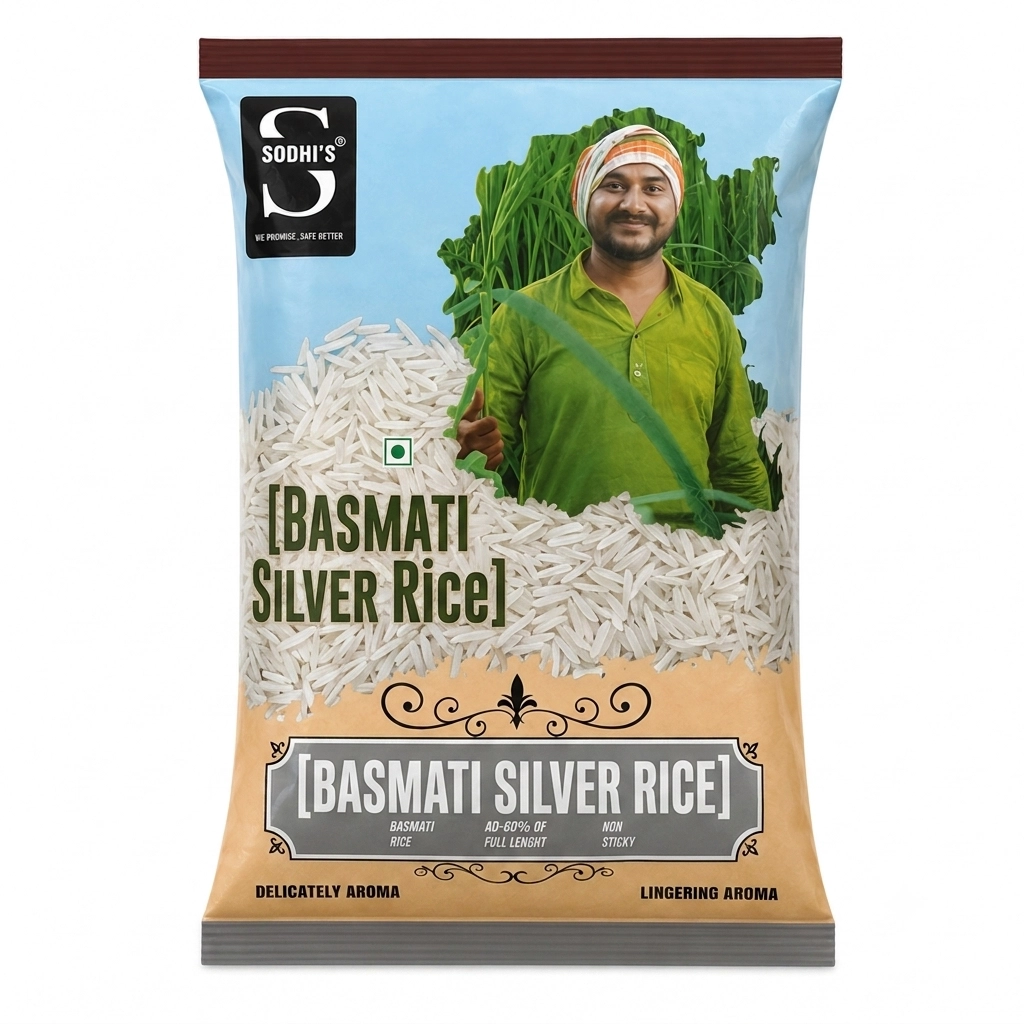 BASMATI RICE 1KG (SILVER).