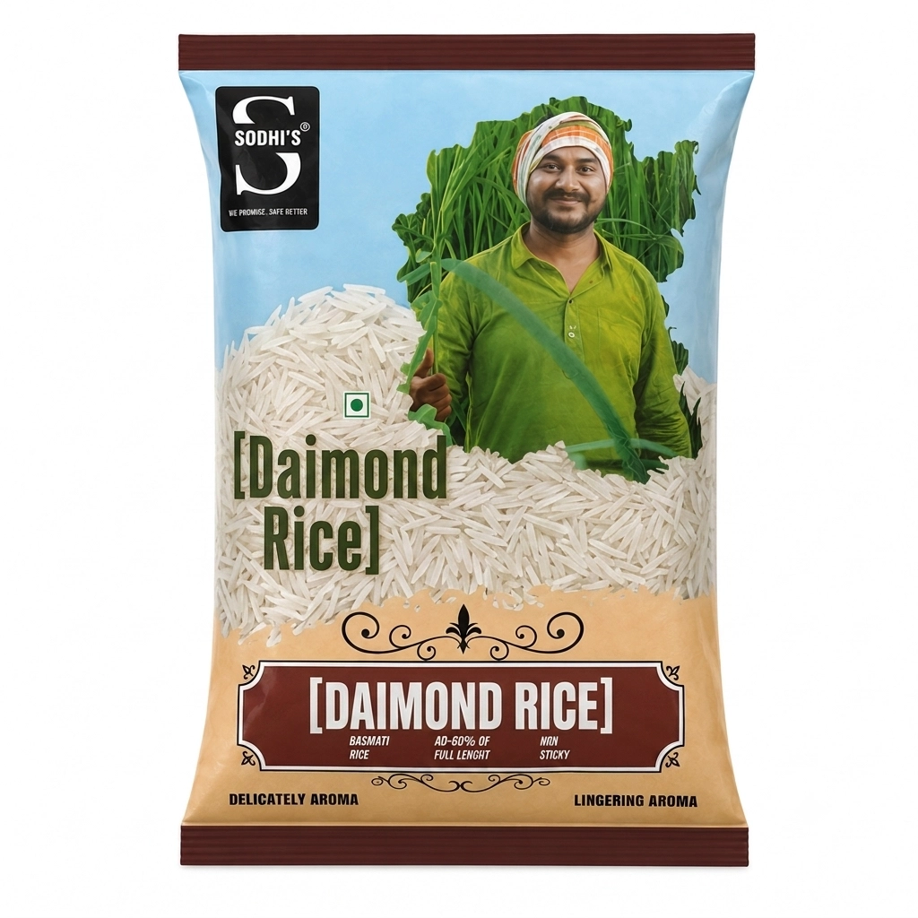 BASMATI  RICE 1 KG (DIAMOND).
