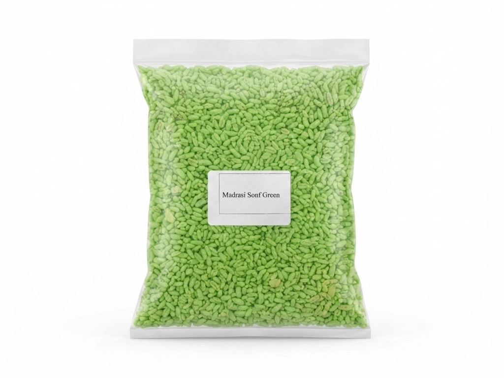 GREEN MADRASI SAUNF 400 GM.