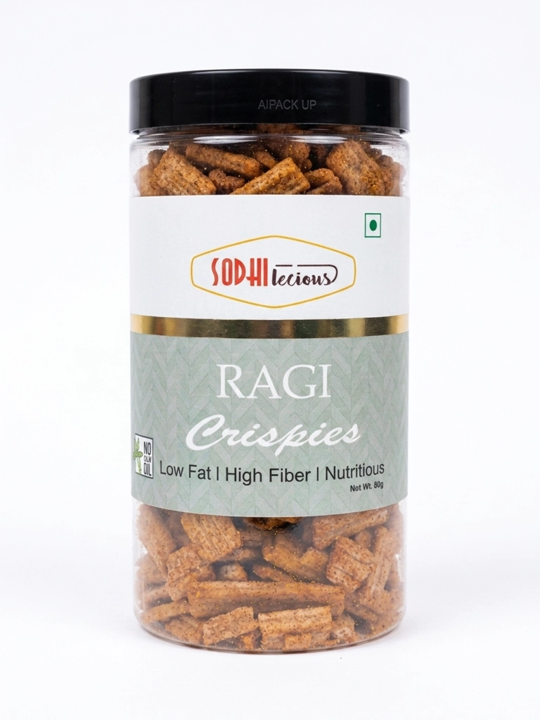 RAGI CRISPS JAR 80 GM.