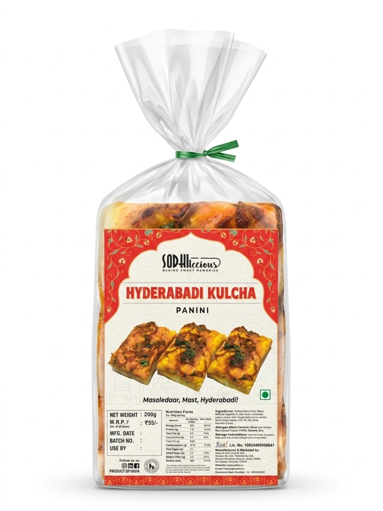 Hyderabadi Kulcha Panini