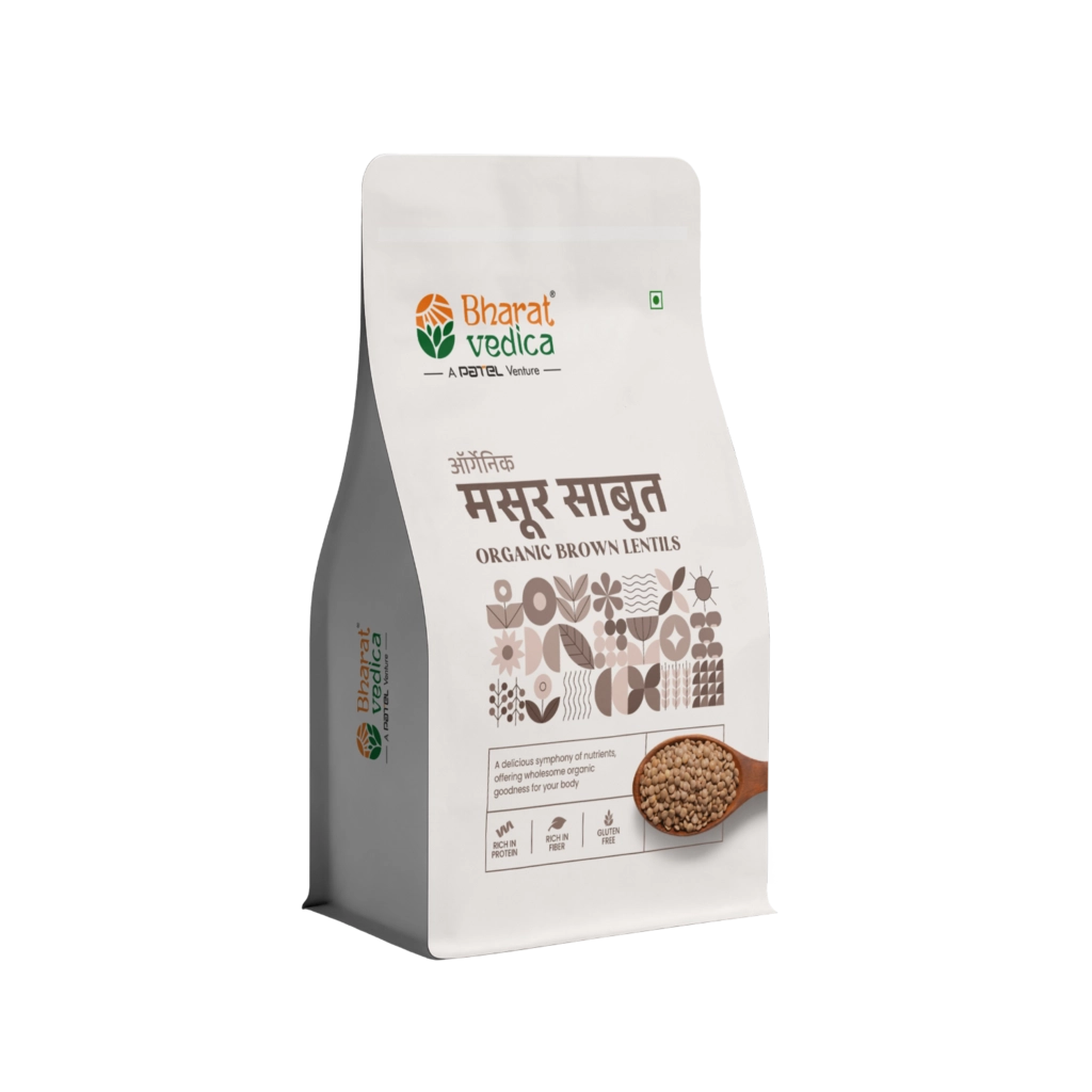 ORGANIC BROWN LENTILS 500 GM