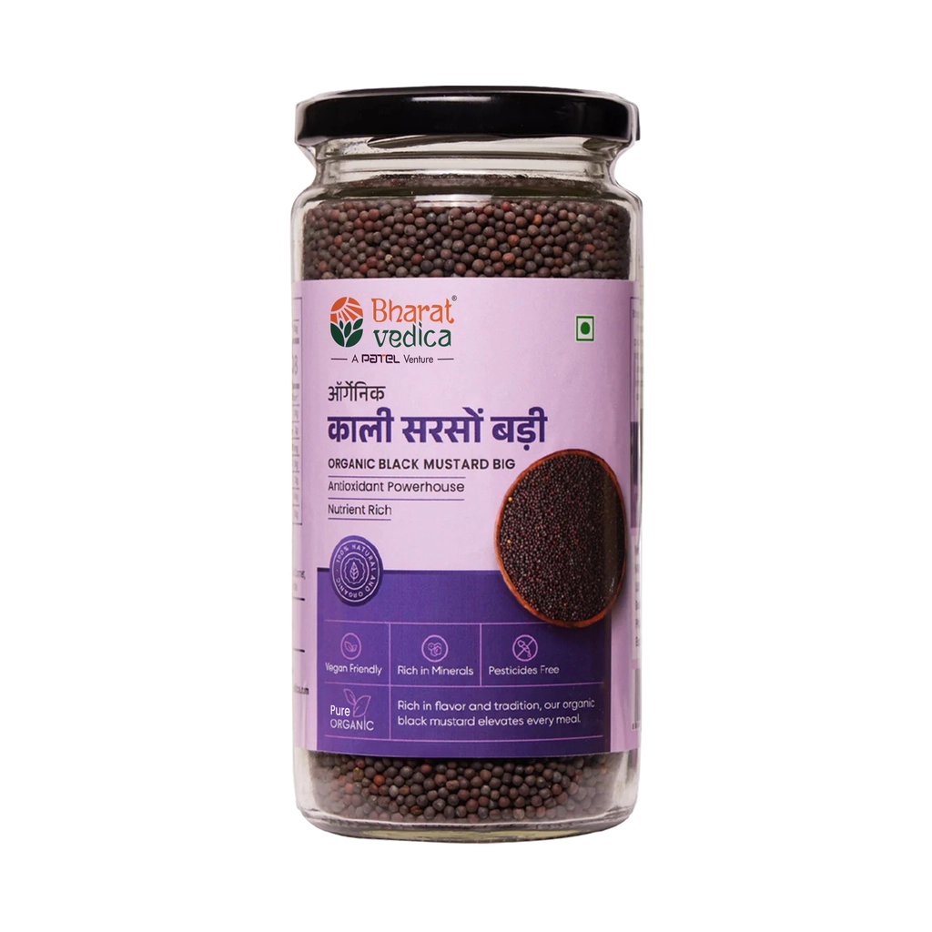 ORGANIC BLACK MUSTARD BIG 250GM