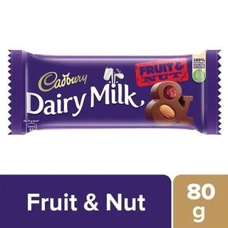 Dairy Milk Fruit & Nut Chocolate 80Gm
