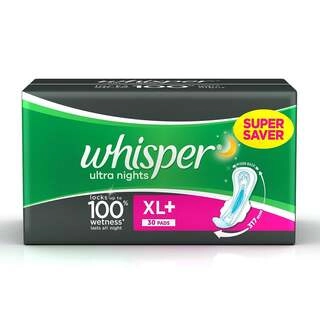 ULTRA NIGHTS XL+ 30 PAD
