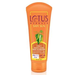 SUN 3 IN 1 MATTE LOOK SUNBLOCK DAILY SPF 40 UVB 50 GM.