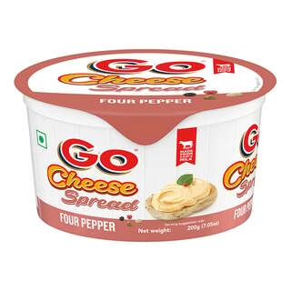 CHEESE SPREAD.FOUR PEPPER 200GM