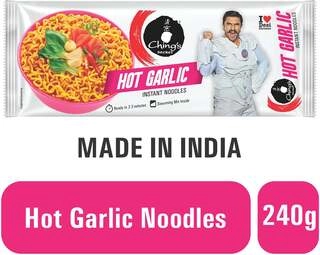 CHINGS NOODLE HOT GARLIC 240 GM.