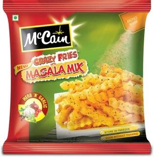 CRAZY FRIES (HERB N GARLIC) 400 GM.