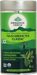 INDIA CLASSIC TULSI GREEN TEA TIN