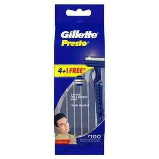 PRESTO READY SHAVER 5 PCS COMB.