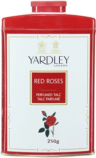 TALC POWDER RED ROSES 250 GM.