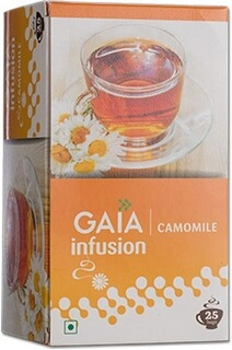GREEN TEA BAG CAMOMILE 25 BAGS.