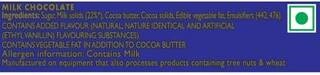 DAIRY MILK CHOCOLATE 5/-