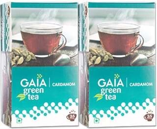 GREEN TEA BAG ELAICHI 25 BAGS.