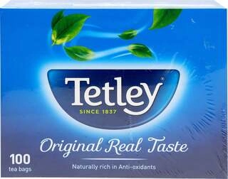 TETLEY TEA BAG 100 BAGS.