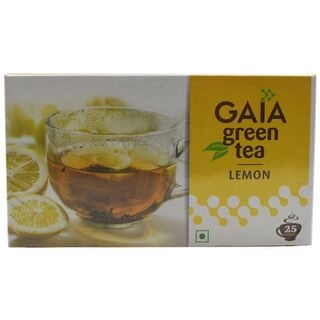 GREEN TEA BAG LEMON 25 BAGS.