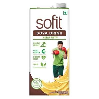 SOYA MILK KESAR PISTA 1LTR