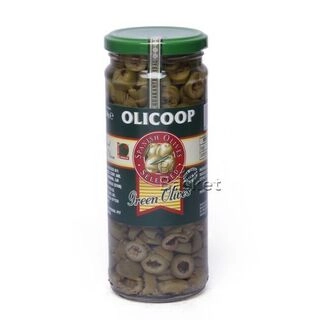 GREEN SLICE OLIVES