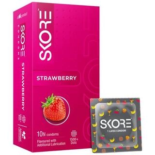 CONDOMS STRAWBERRY 10'S PACK