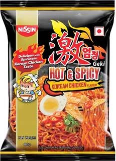 HOT & SPICY KOREAN CHICKEN NOODLES 80 GM.
