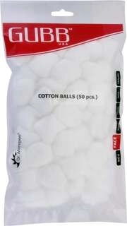 COTTON BALLS WHITE (50 PCS)